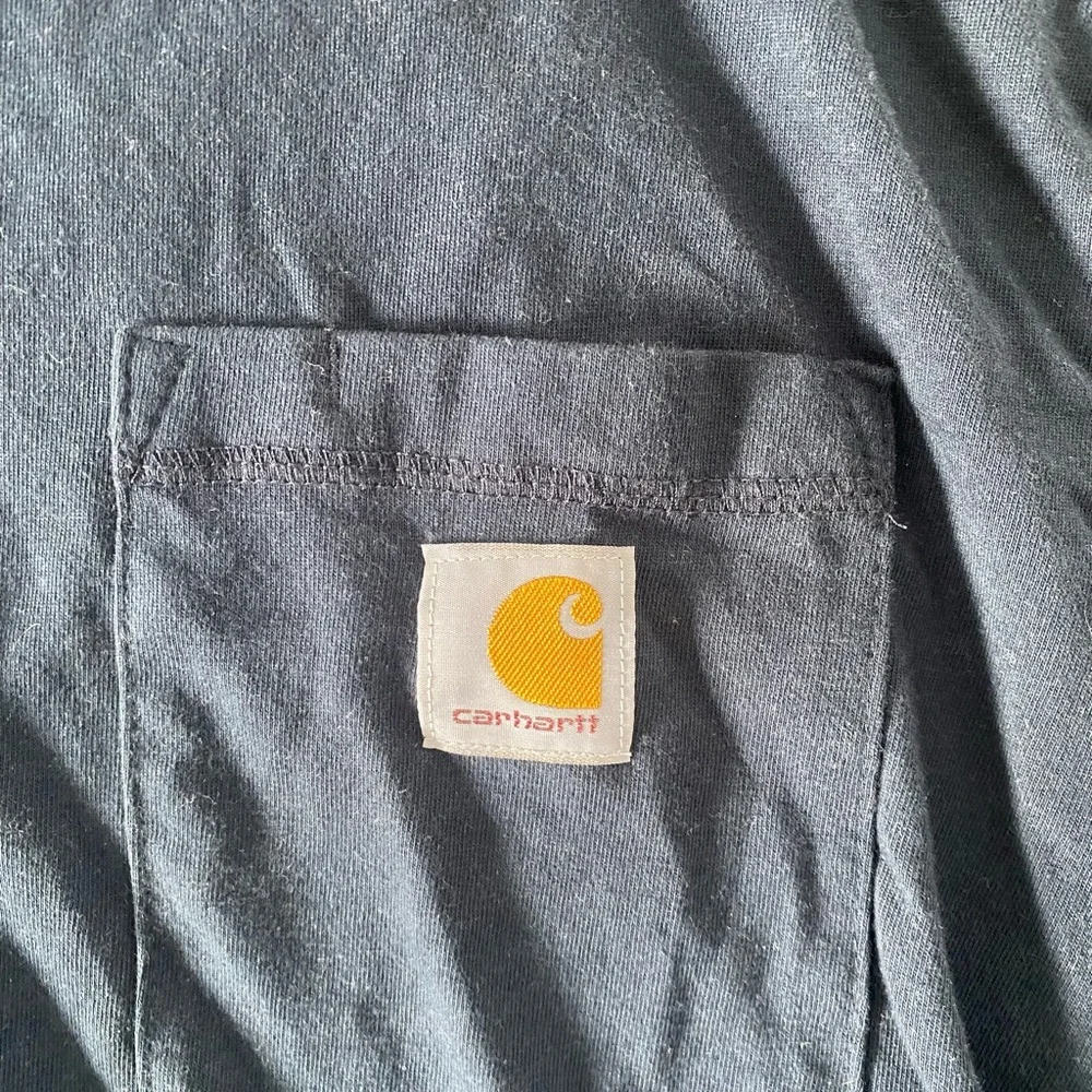 Carhartt Men's Dark Blue Long Sleeve Tee Size L - Picture 3 of 4